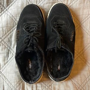 Pajar platform sneaker clogs with real shearling